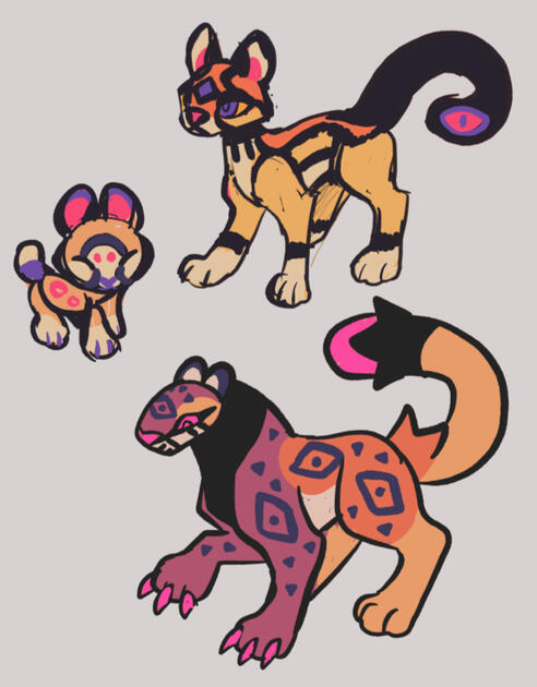Psychic type, a jaguar line